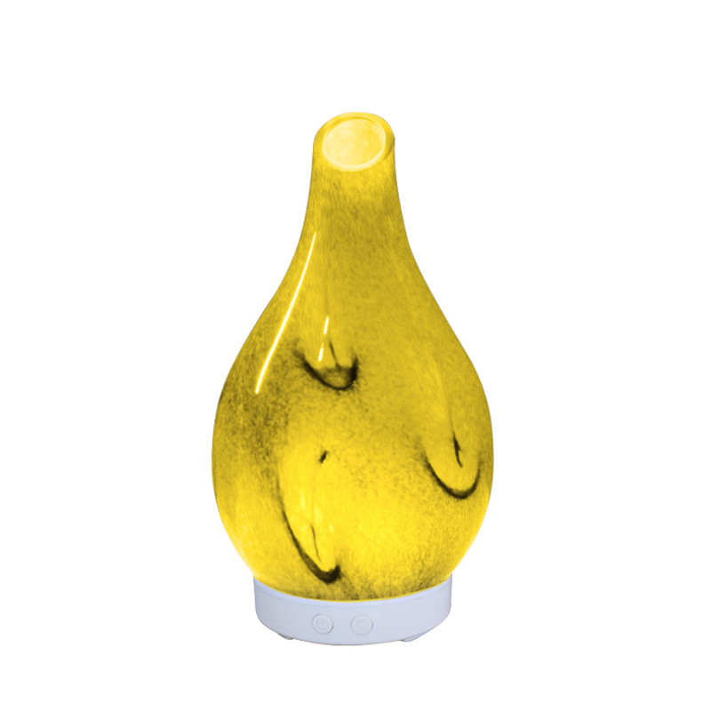 3D Glass 200ml Ultrasonic Aromatherapy Diffuser 7 color light