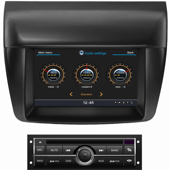 Ouchuangbo S100 Car GPS DVD Radio Head Unit Navigation for Mitsubishi L200 (Low) 1GB CPU 512M DDR V-20 3-ZONE