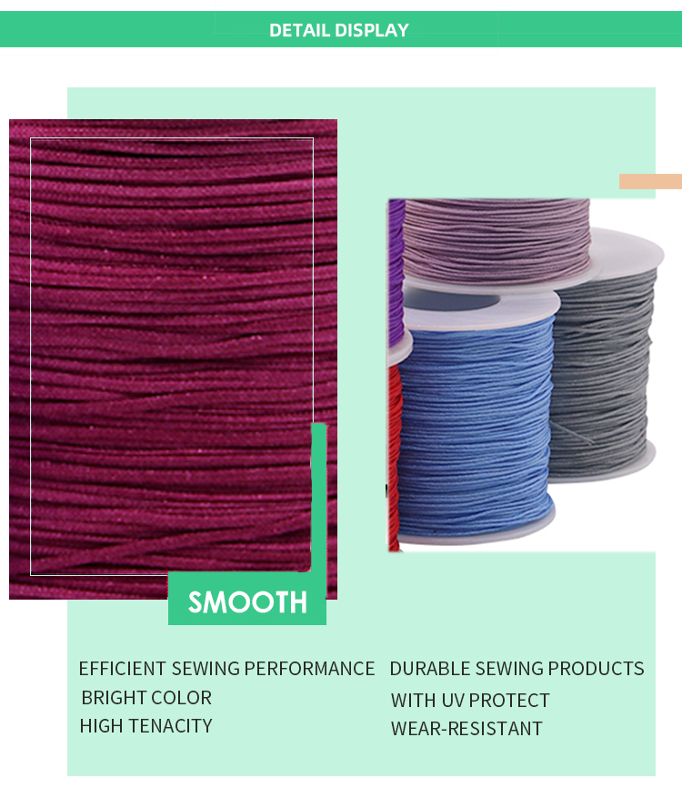 80m or Customized Length Chinese Knot Macrame Cord for Beading and Making Material