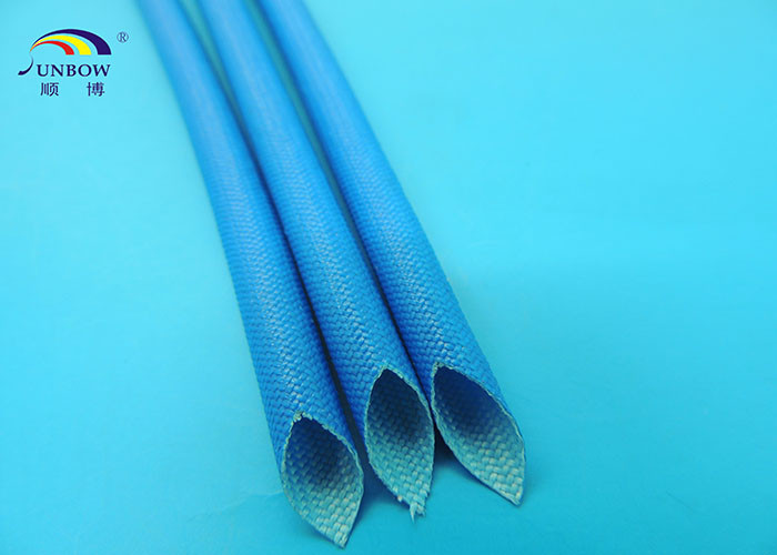 1.2KV Silicone Rubber Coated Fiberglass Braided Sleeving Multi Color for Customized