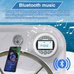 Waterproof IPX5 Bluetooth White Marine Radio Boat Stereo Receiver with FM AM