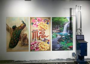 China Flatbed DX-7 EPSON 3D Wall Printing Machine CMYK Ink wholesale