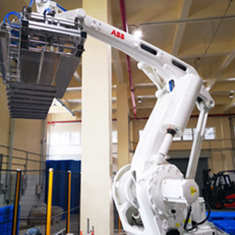 Bag Palletizer for Fertilizer Industrial Packaging Line Fully Automatic Grain Packing Line Robot Palletizer
