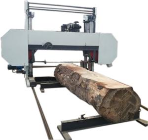 China Woodworking Large Bandsaw Mill MJ2500 Band Saw SawMill Machine 80HP Diesel wholesale