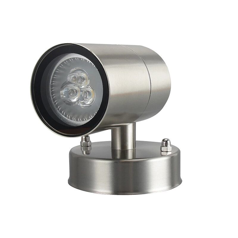 6W 10W Double Head External LED Wall Lights , Stainless Steel Garden Lights 3 Years Warranty
