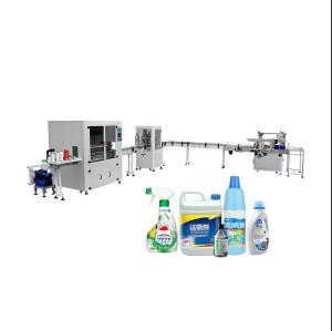 China Automatic High-Efficiency Professional 12 Head Disinfection Water/84 Disinfectant Spray Bottle Liquid Filling Machine wholesale