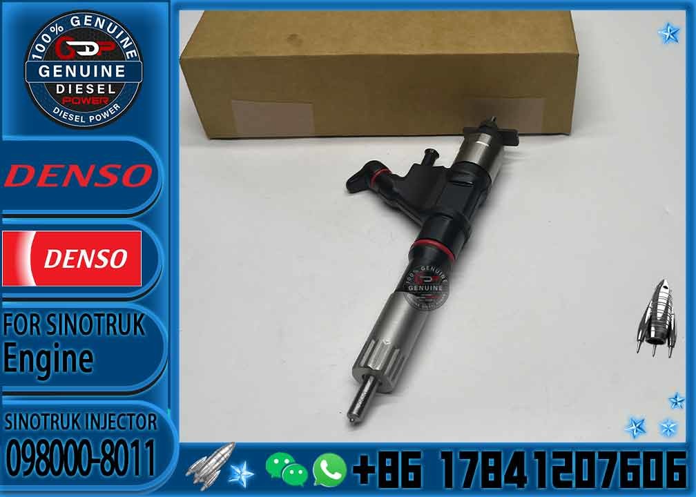 Common Rail Diesel Fuel Injector 095000-8910 VG1246080106 098000-8011 VG1246080051 For SINOTRUK HOWO