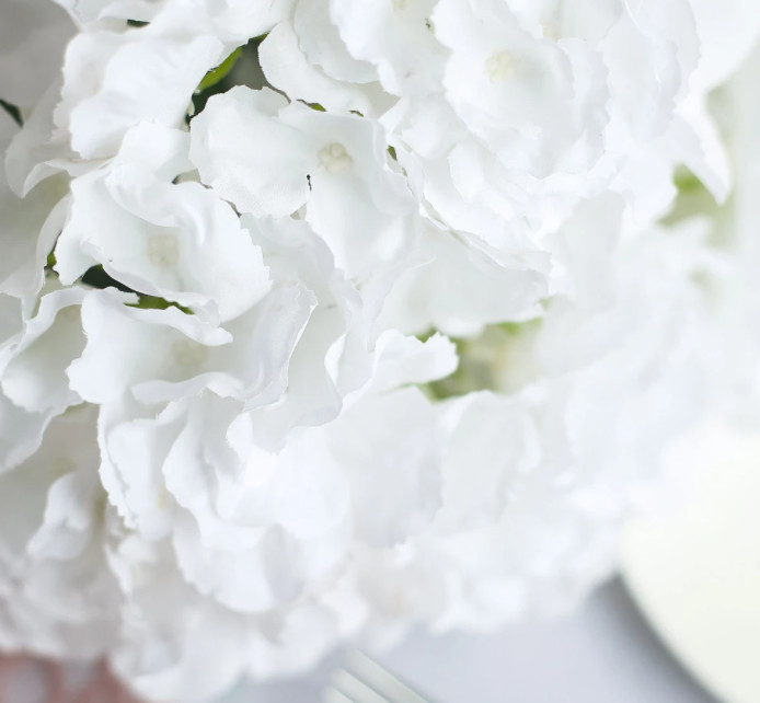 Anti Aging Real Touch Artificial Flowers Hydrangea Bushes Colorful