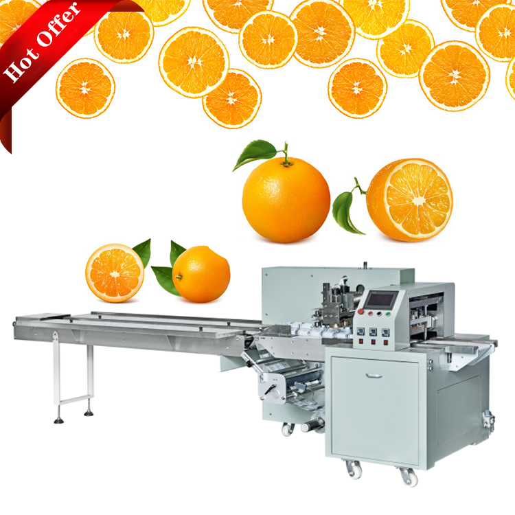 3.6KW PLC Control Horizontal Fruit Packing Machine