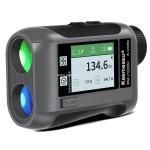 kaemeasu Rechargeable Laser Rangefinder Voice Golf Range Finder LCD Display