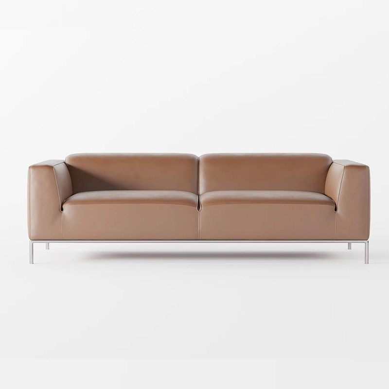 3-Seater Office Room Furniture Sofa Modern Synthetic Leather Sofa Set