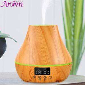 China Super Quiet BPA Free Wood Look Diffuser With Alarm Clock wholesale