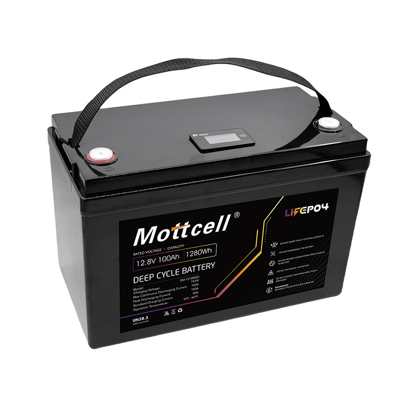 12V 100Ah LiFePO4 Battery for Solar Marine RV Camping Backup Power 6000 times cycle life