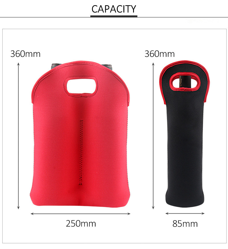 Insulated Neoprene Wine Bottle Can Cooler Sleeve