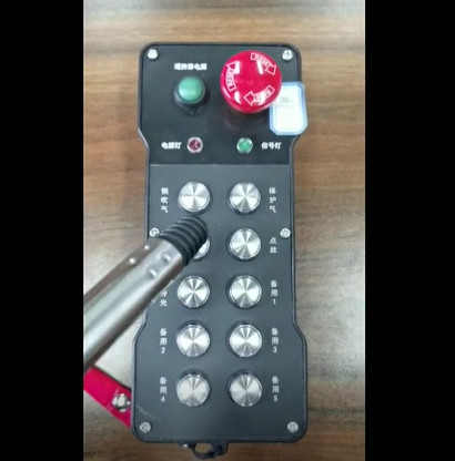 DHZ-8F 8-channel switch quantity industrial wireless Push Button remote control for welding machine