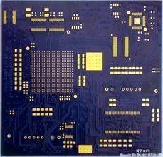China Multilayer PCB HDI Differential impedance with Blue soldermask wholesale