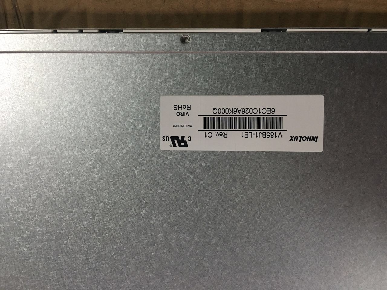 Resolution 1366*768 Monitor Industria Panel 18. Inch C/R 3000/1 V185BJ1-LE1 Screen