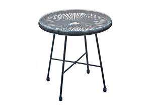 China OEM ODM Round Rattan Dining Table wholesale
