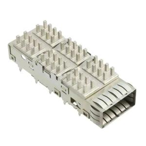 China 1888631-2 TE QSFP+ Cage With Heat Sink 14 Gb/s wholesale