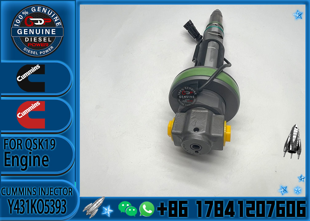 Genuine Fuel Injector Assembly 2867147 2882077 4955524 Y431KO5393 2882078 For Qsk19 Engine