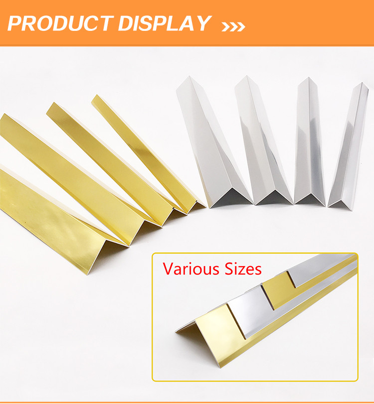 L Shape Aluminium Edging Profile 6063-T5 6061-T6 For Wall Customized