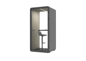 China Indoor Acoustic Office Pods Removable Soundproof Single Phone Booth wholesale