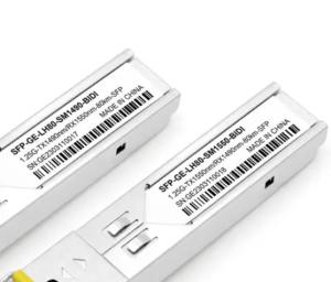 China 1.25G 80km SFP Fiber Optic Transceiver 1490/1550nm SC Connector BIDI OEM Manufacturer wholesale