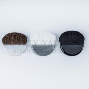 China Silkscreen Logo Plastic Base Compact Makeup Brush 30g Eco Friendly wholesale