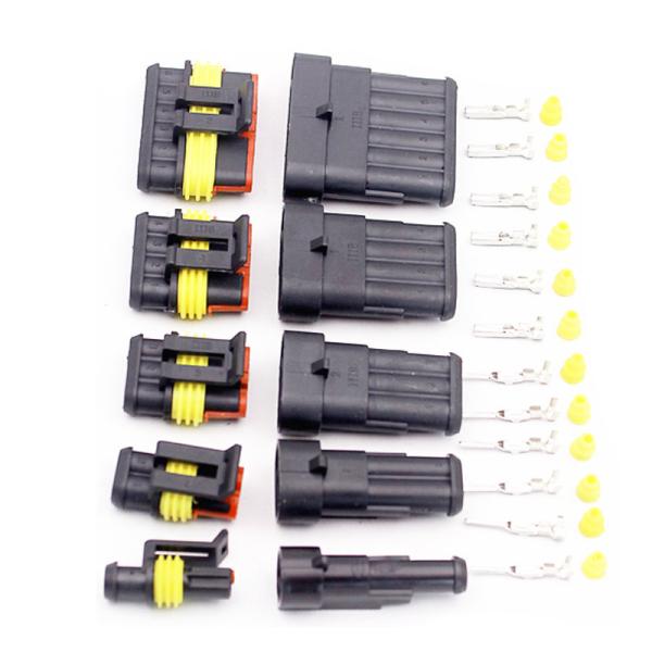Automotive Lamp Device Connector Waterproof Housing Terminals Replacement 282079