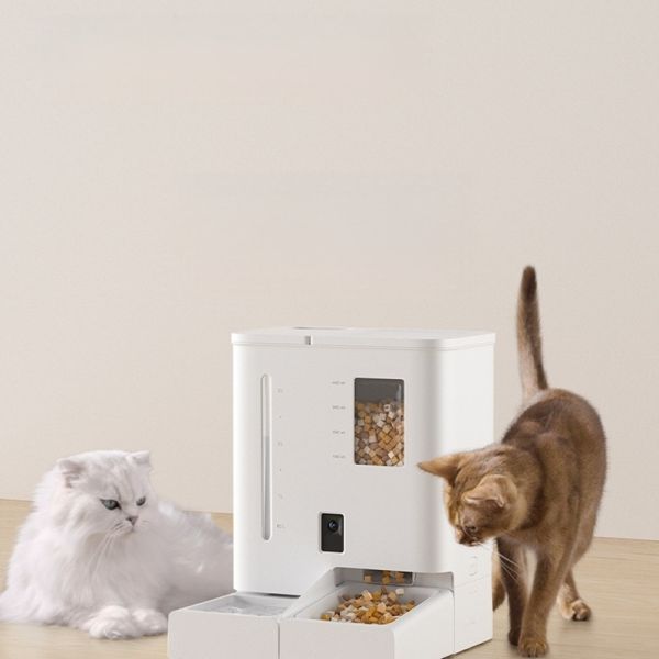 ​Dual Feeding Pet Automatic Feeders No Filter Needed ​Voice Assistant Control