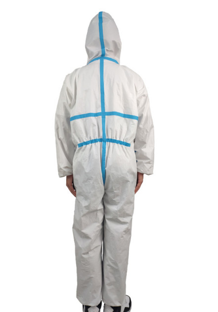Personal Full Body Protection Suit PP SPP PP PE Protection Gown antibacterial