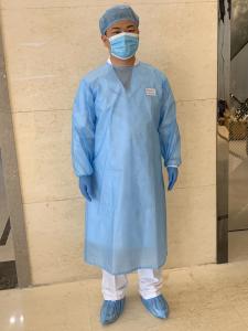 China Long Sleeves Protective Disposable Surgical Gowns , Non Woven Surgical Gown wholesale