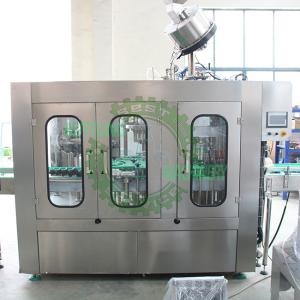 China Integrated Glass Bottle Balanced Pressure Carbonated Drink Filling Line wholesale