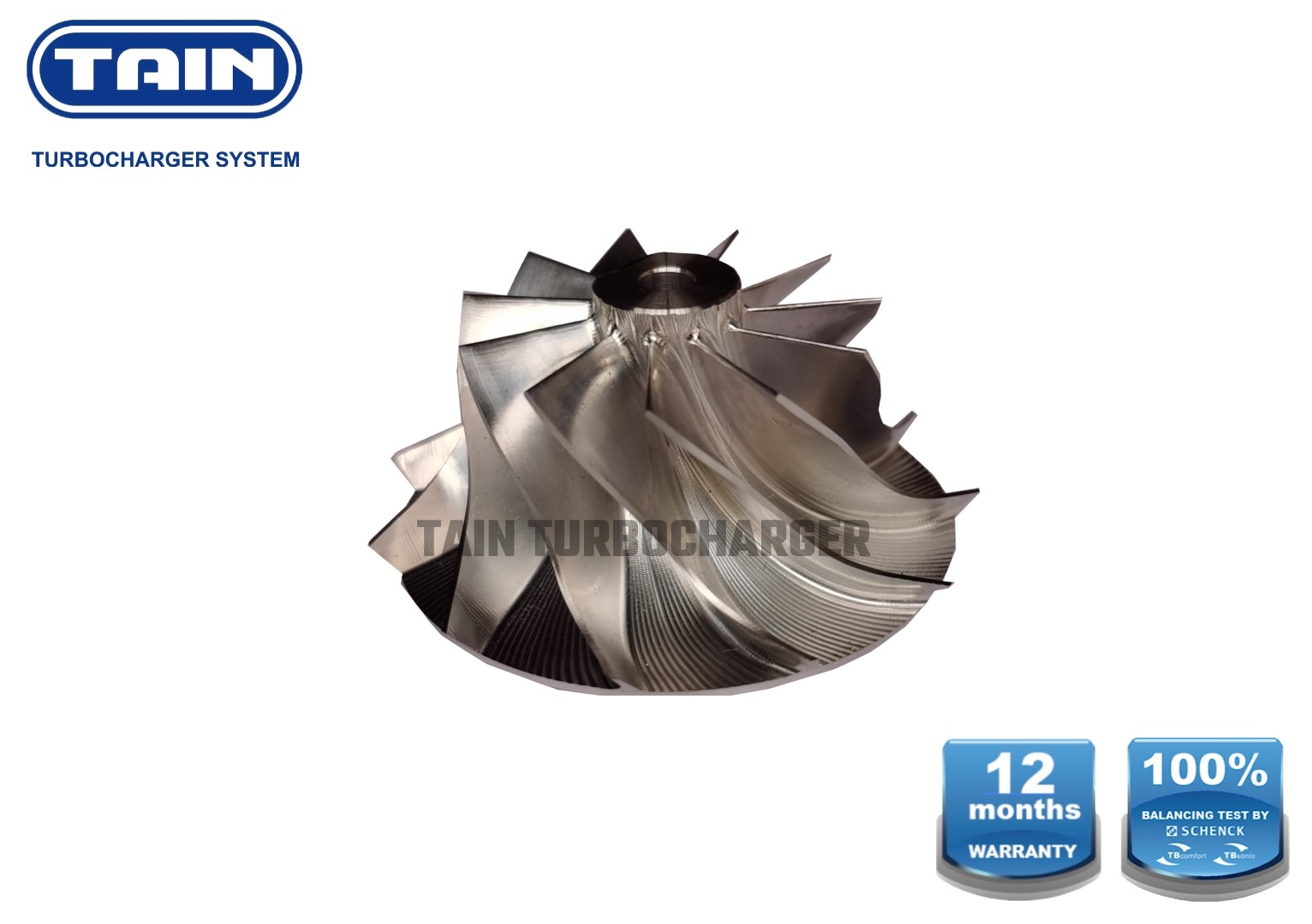 11blades Upgarde Billet Compressor Wheels TD025 44 / 48.2mm 31.95mm For Opel Corsa Astra1.7