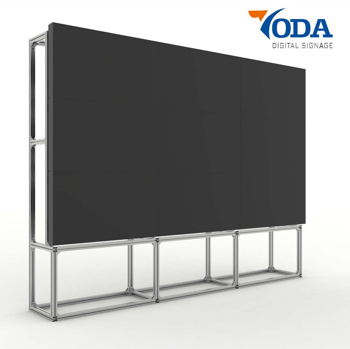 NT8C 1.8mm Bezel 8ECAM LCD Video Wall Display SCCP