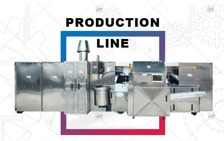 Commercial Automatic Cone Maker Machine Wafer Cup Making Machine 1.5hp