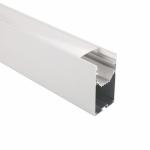 Suspended Aluminium LED Strip Light Profile 40×75mm For Living Room