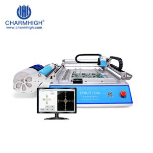 China Desktop Small PCB Surface Mount Placement Machine Charmhigh CHM-T36VA wholesale