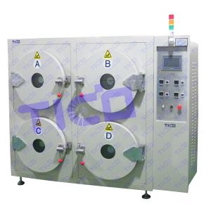 China Battery Electrode Vacuum Drying Machine Four Doors Circular 30KW wholesale