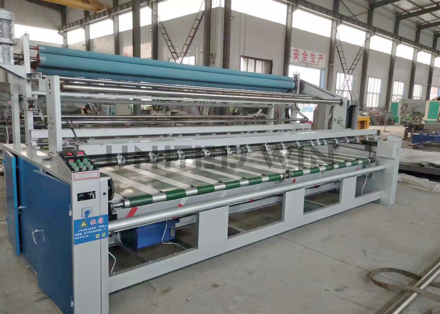 Fully Automatic Tarpaulin Fabric Folding Making Machine Tarpaulin Finishing Machinery