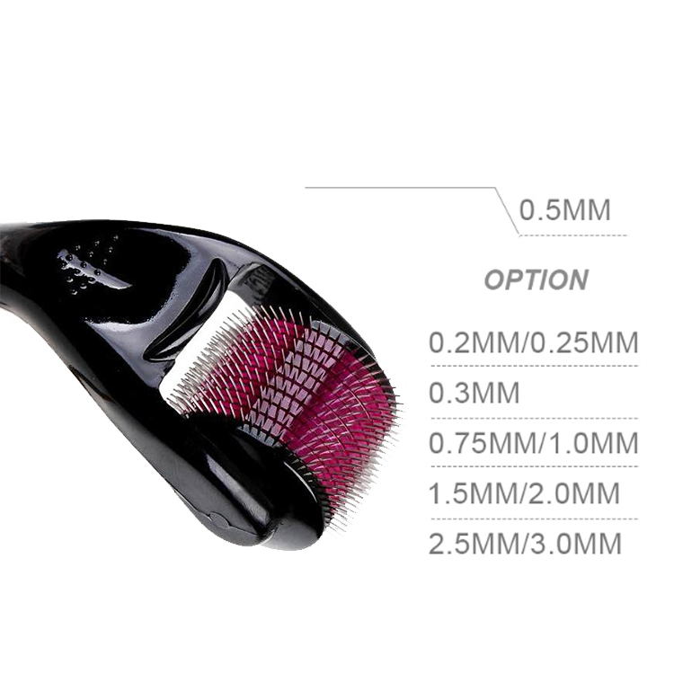Titanium 540 Microneedle Derma Roller , Ice Stamp Beard Derma Roller