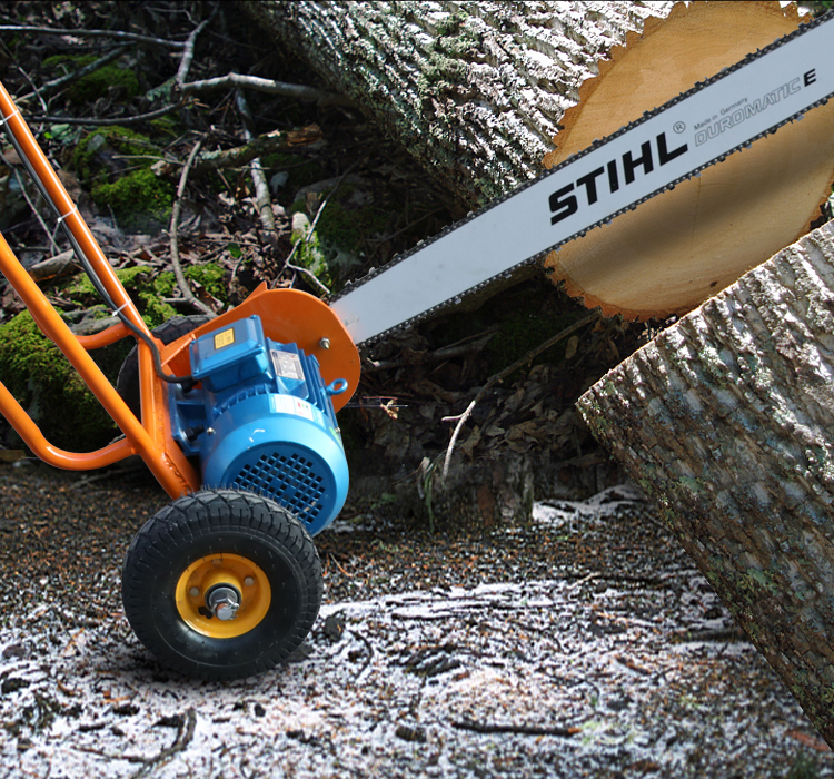 Professional Wood Cutter Machine Tree Slasher Customized Electric
