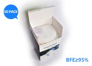 China Disposable N95 Protective Mask Melt - Down Fabric Material Breathable wholesale