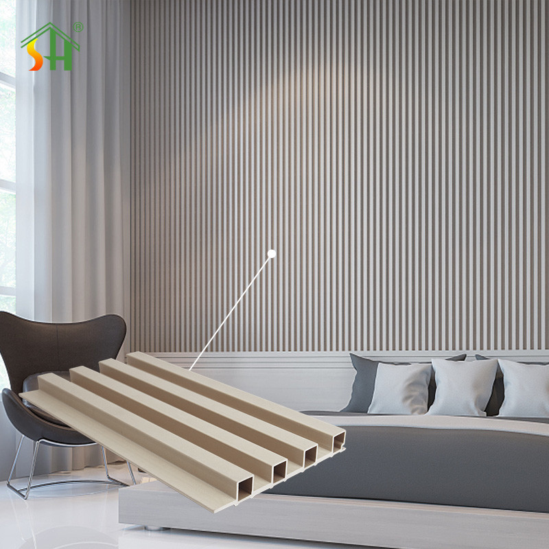 Wood Facade Co-Extrusion Wpc Exterior Wall Cladding Wpc Great Wall Panels Decorative Wood Plastic Composite Wall Board