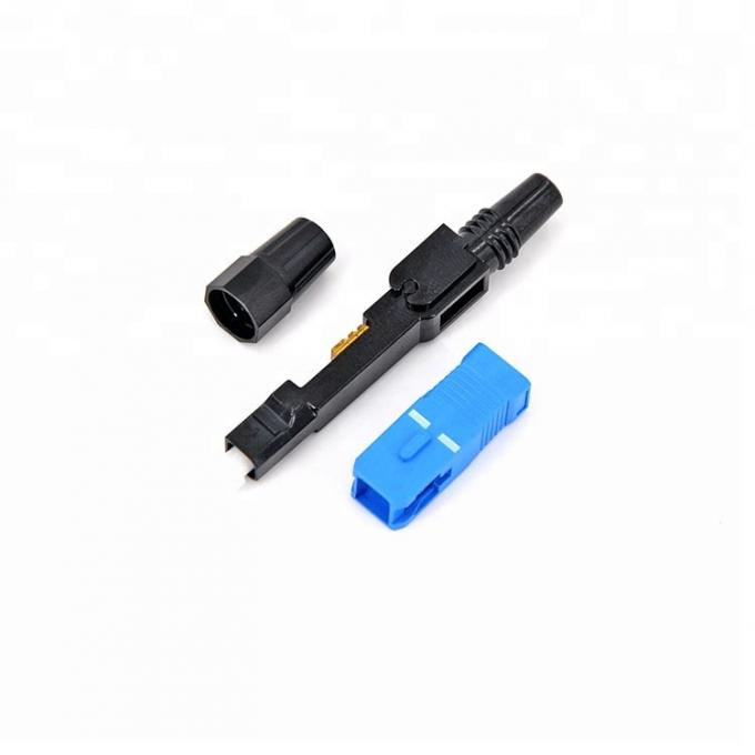 Pre Embedded FTTH Sc Fiber Connector For Fast Field Assembly 4