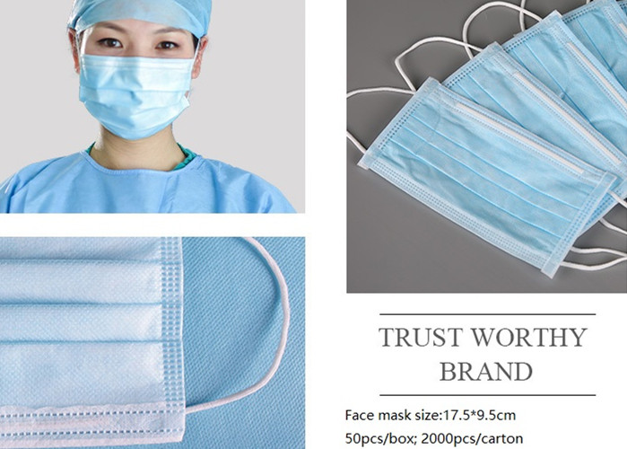 Nelson Level III China Manufacturer FDA 3 Ply Surgical Medical Face Mask