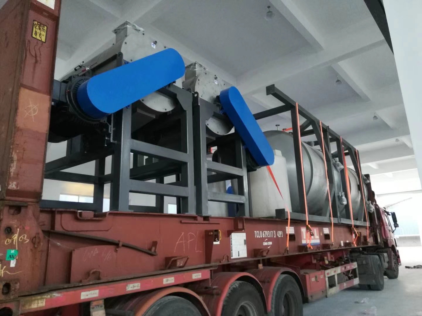 PET plastic recycling and washing line