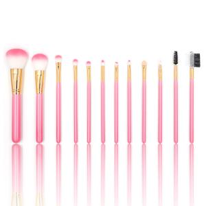 China MSDS Plastic Handle Facial Makeup Brushes For Eyes wholesale