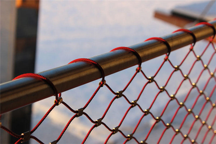 Flexible X-tend Ferruled Stainless Steel Wire Rope Mesh For Balcony Balustrade