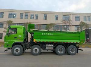 China 375Hp Heavy Dump Truck SHACMAN H3000 8x4 EuroV Dump Truck Green wholesale